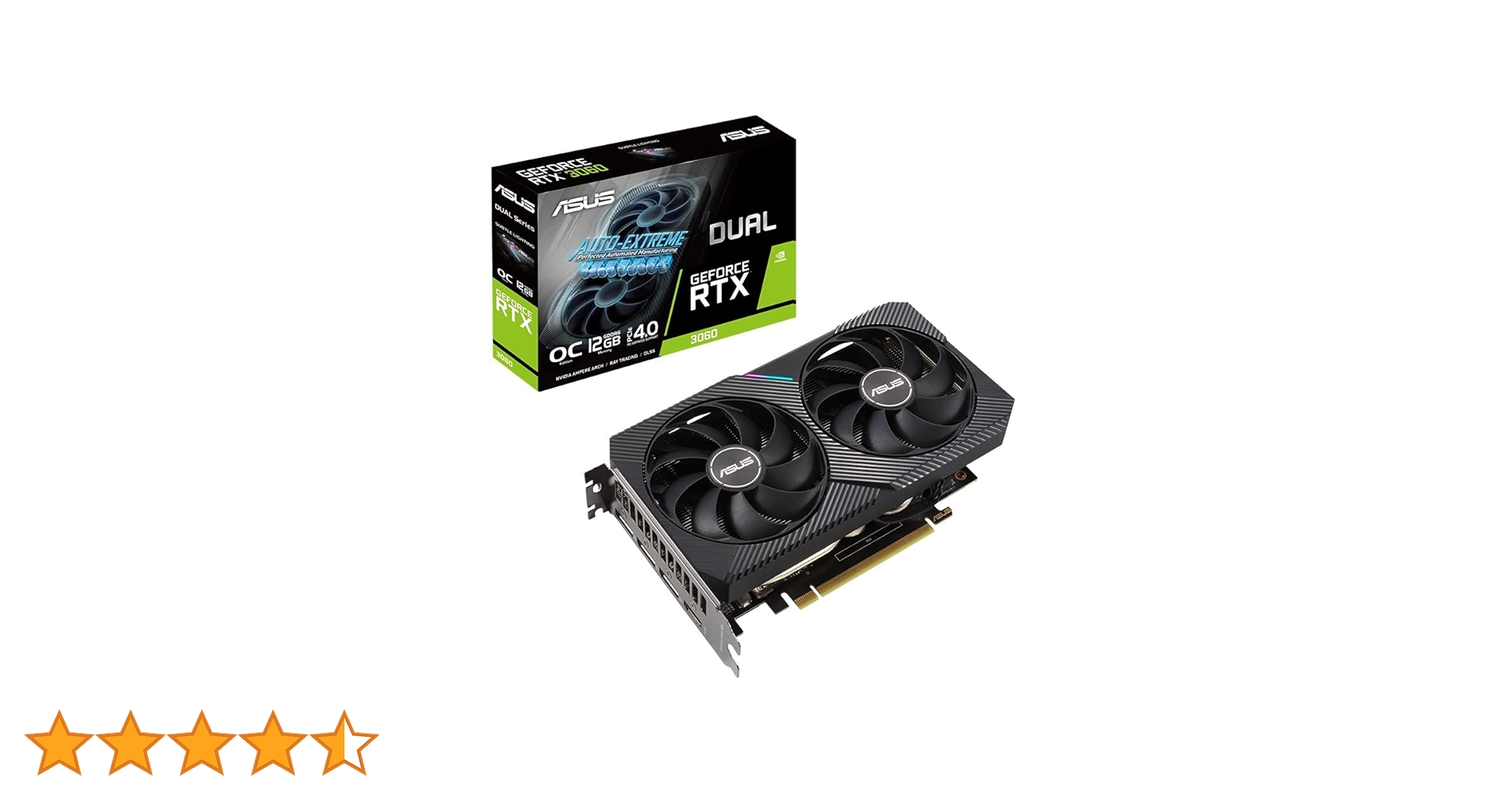 Amazon.co.jp: ASUSTek NVIDIA RTX3060 搭載 Axial-techファンと